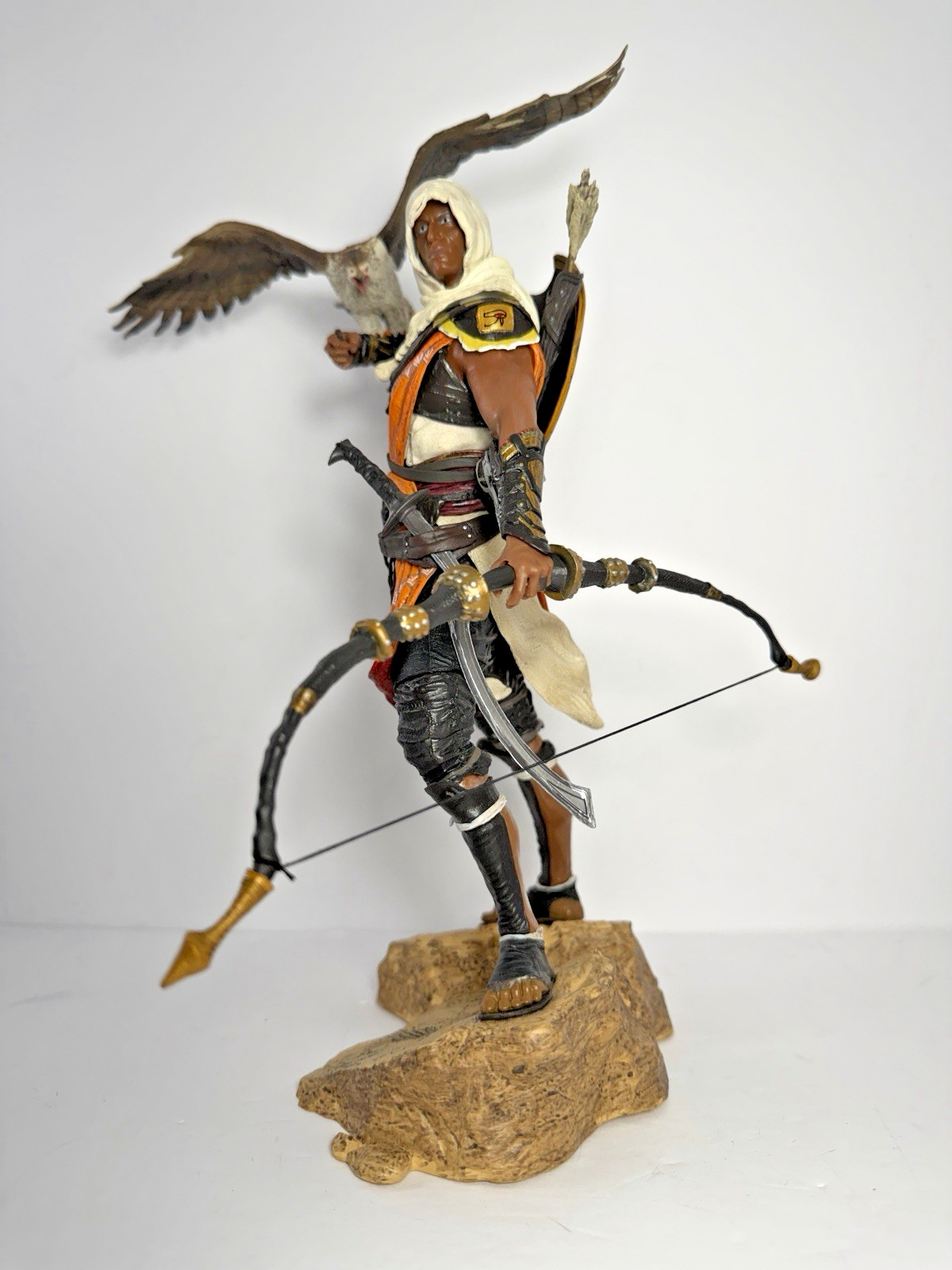 Bayek of Siwa With Eagle Senu Ubisoft Assassin’s Creed Origins Statue