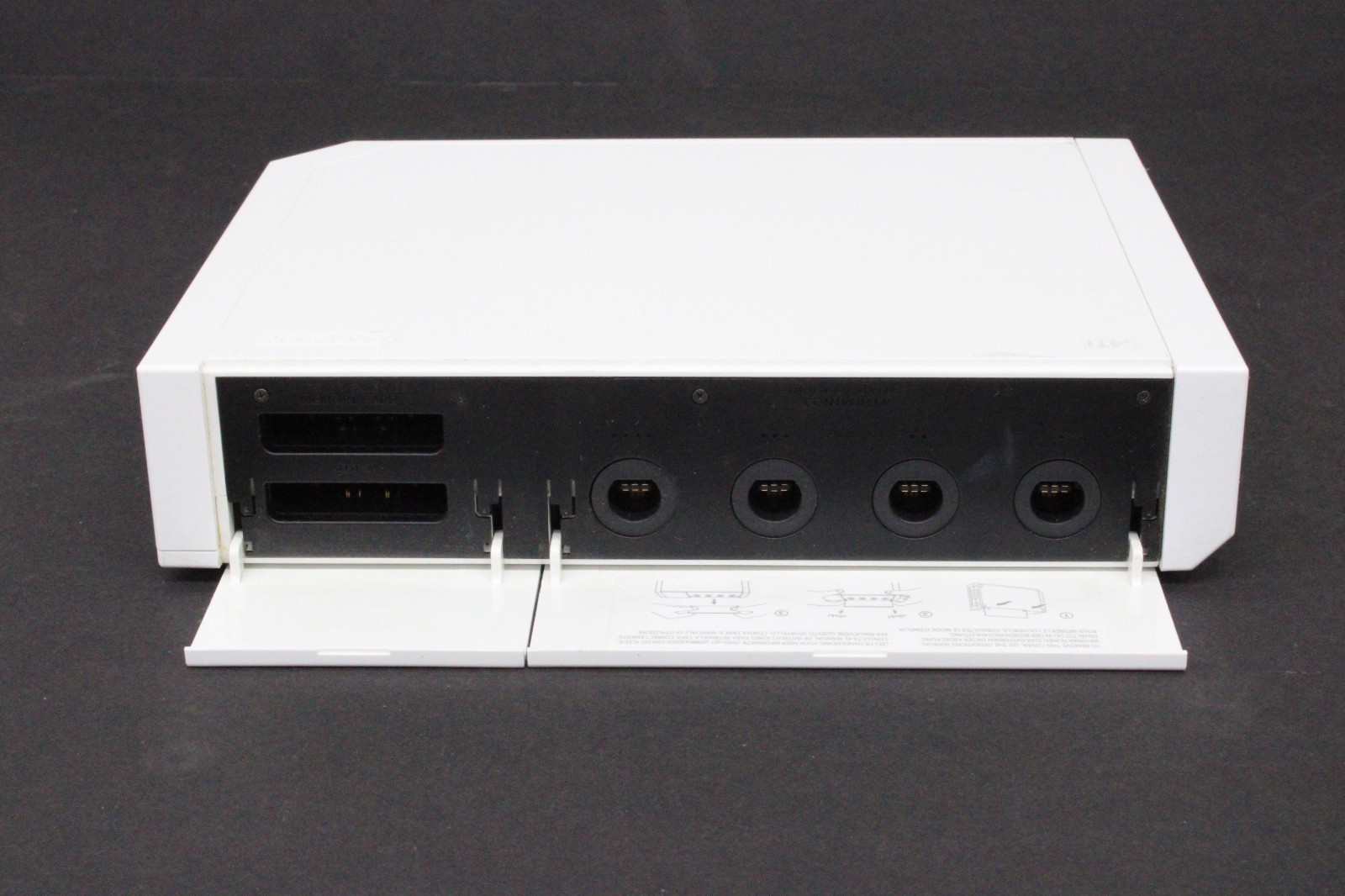Nintendo Wii RVL-001 Gaming Console w/ Cords No Controllers/Sensor Tested Works
