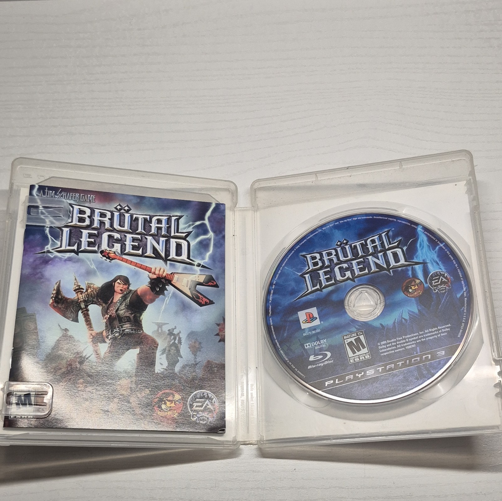 EA Brutal Legend PS3 Action & Adventure M (Mature) Manual Included
