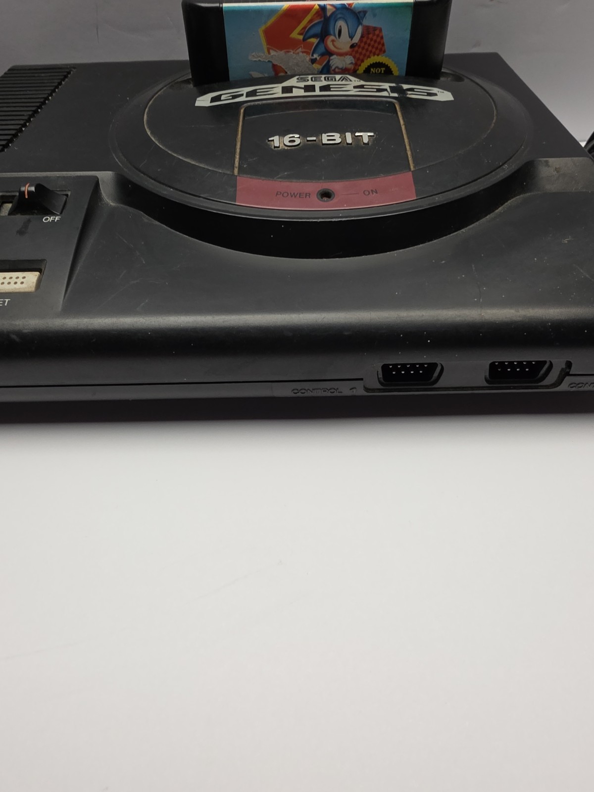 Sega Genesis Model 1 16 Bit 1601 Console Controller Power AV Sonic 2 Bundle