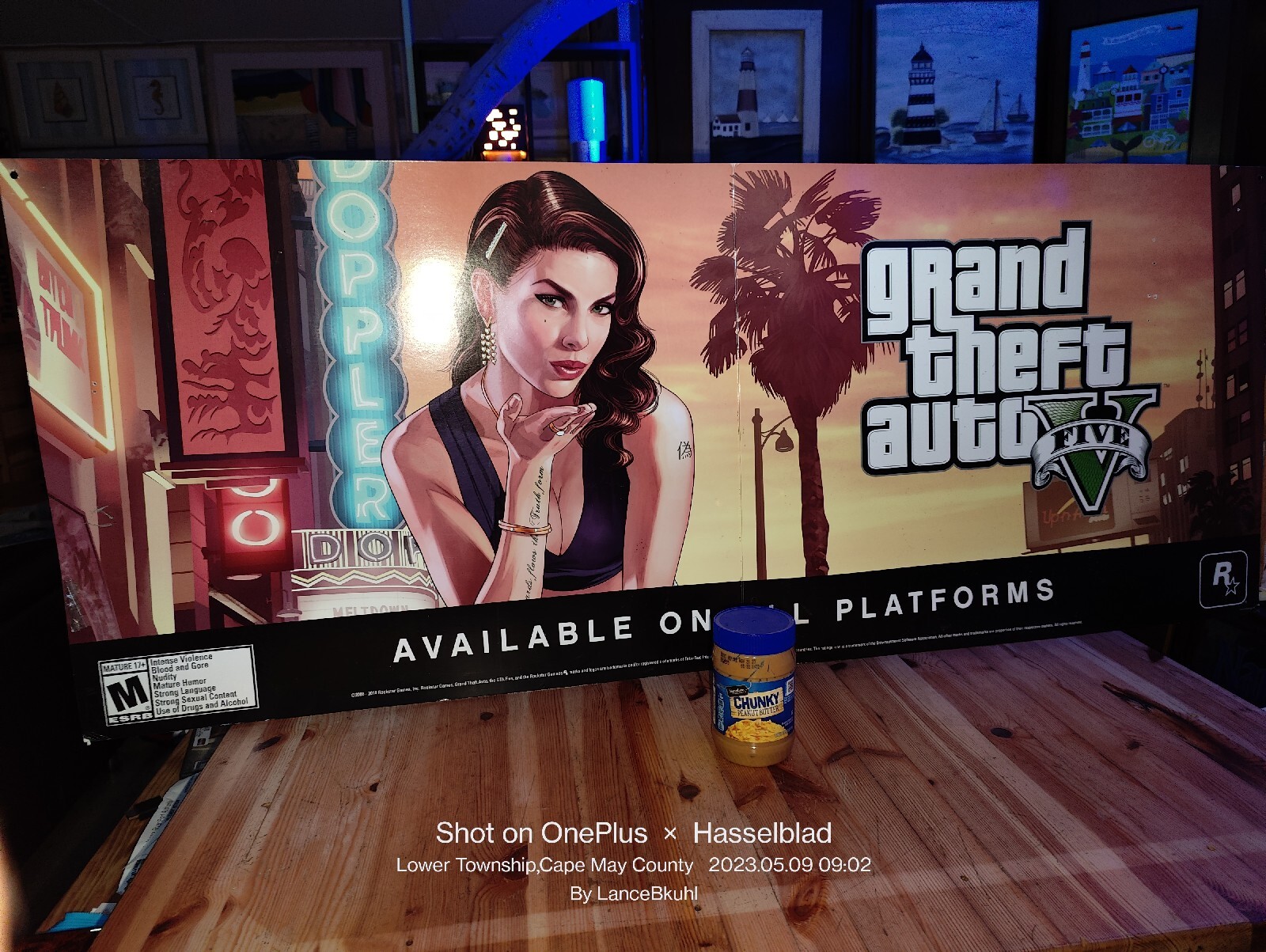 GTA 5 ORIGINAL Store Banner- HUGE (4.5 Ft Long) & VERY RARE (Only One On EBay)