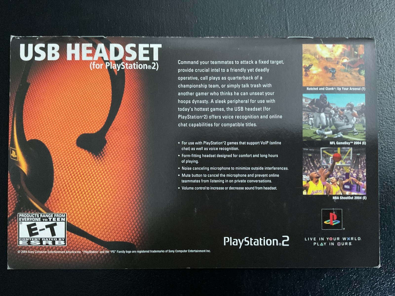 Ratchet & Clank Up Your Arsenal PS2 PlayStation 2 Instruction Manual Only