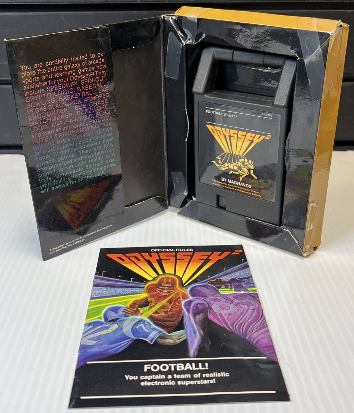 “Football!” For Magnavox Odyssey 2 Complete In Box