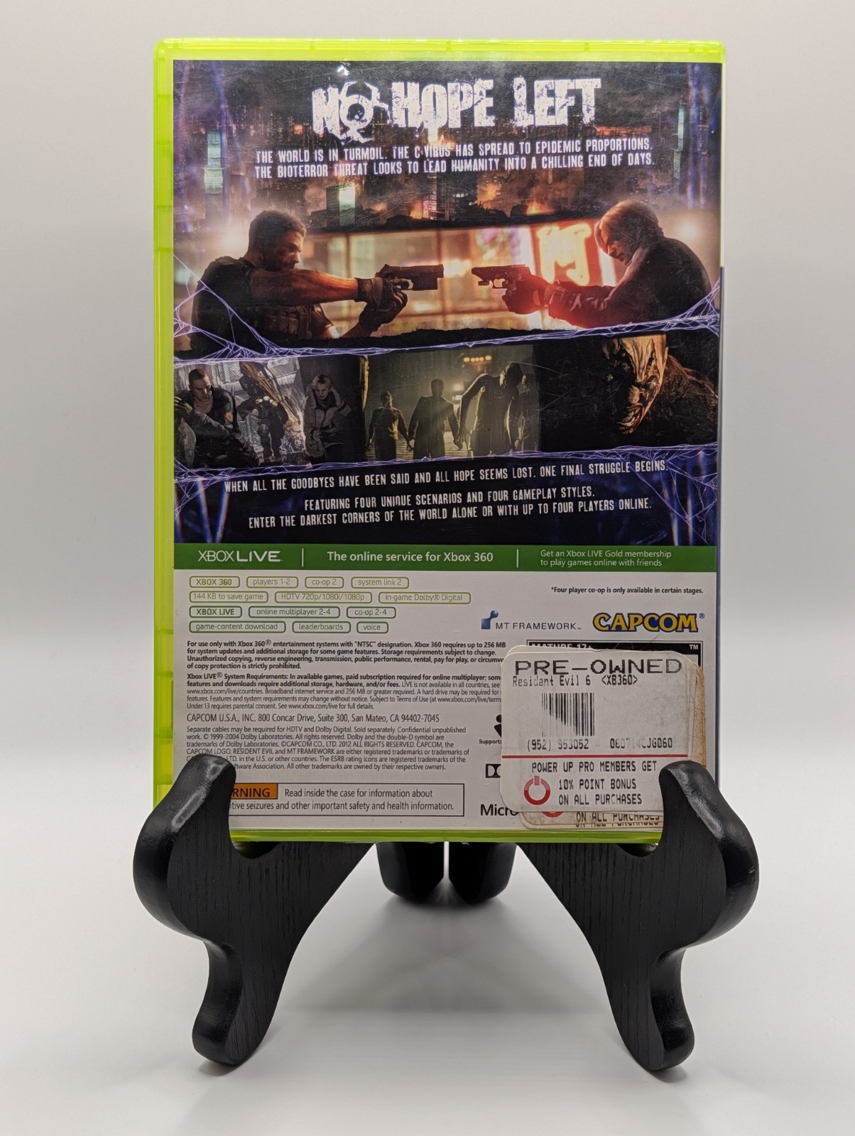 Resident Evil 6 Microsoft Xbox 360 – Tested