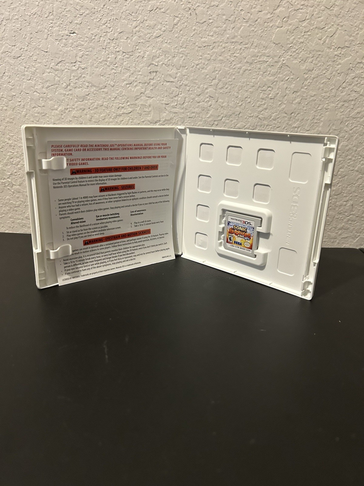 Sonic Boom: Fire & Ice (Nintendo 3DS, 2016) CIB TESTED Ships NEXT Day