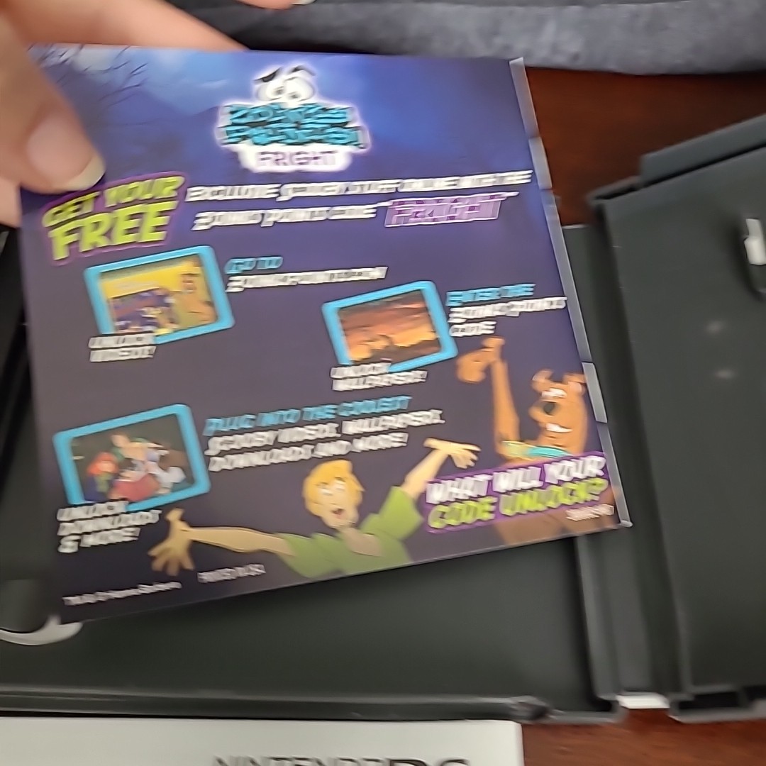 Scooby-Doo First Frights – Nintendo DS Game Case And Booklet Manual