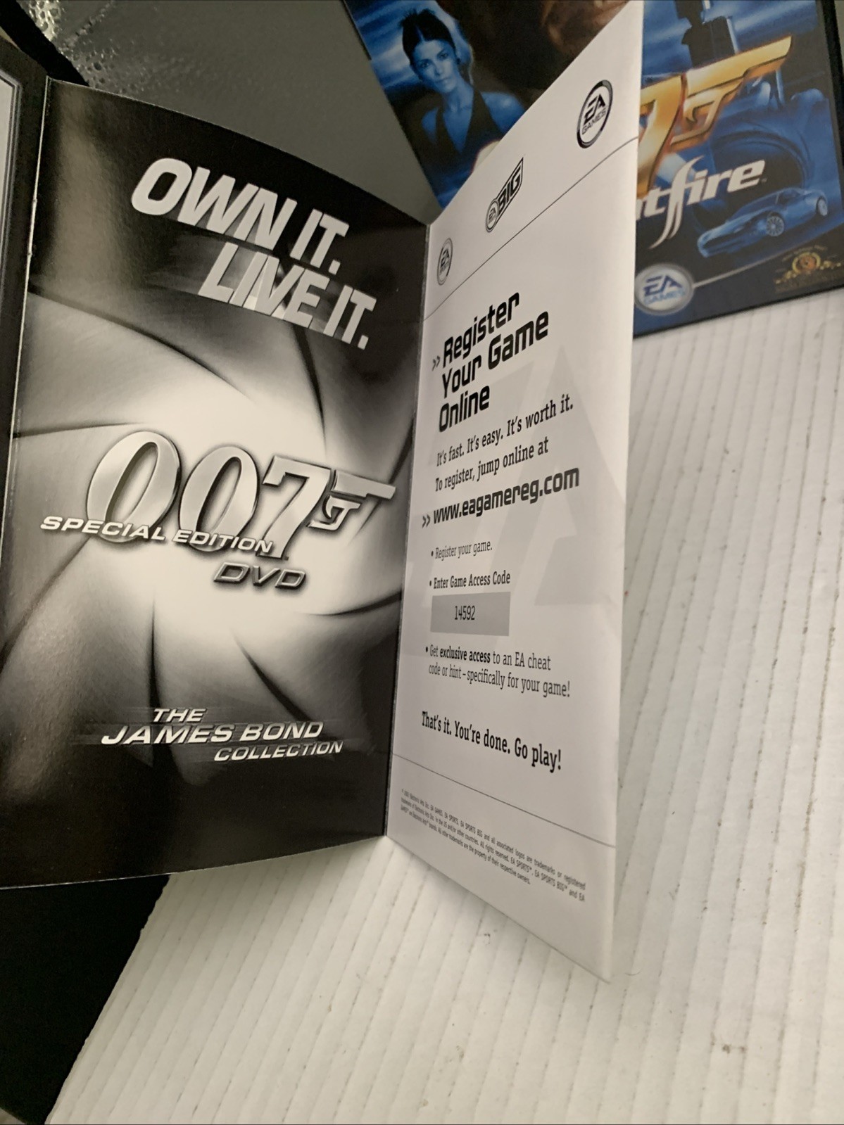 Mint Condition James Bond 007: NightFire (Sony PlayStation 2, 2002) See Pics CIB