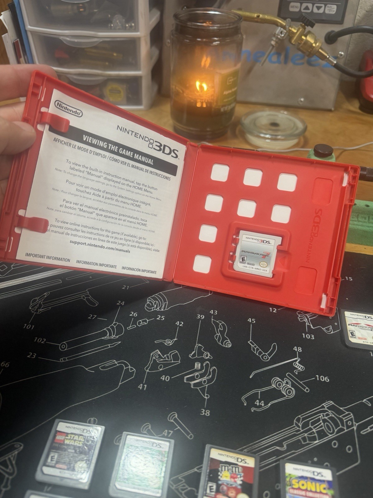 Mario Kart 7 – Nintendo 3DS W/ Manual Tested And Working Amazing Condition