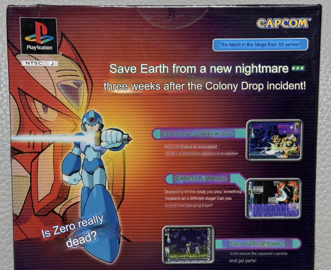 ULTRA RARE Megaman Rockman X6 PS1 Korean Exclusive Limited Edition NEW COMPLETE