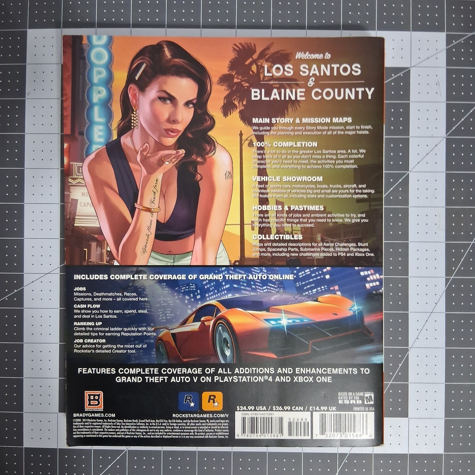 Grand Theft Auto GTA V 5 Bradygames Signature Series Guide Online PS4 XBOX ONE