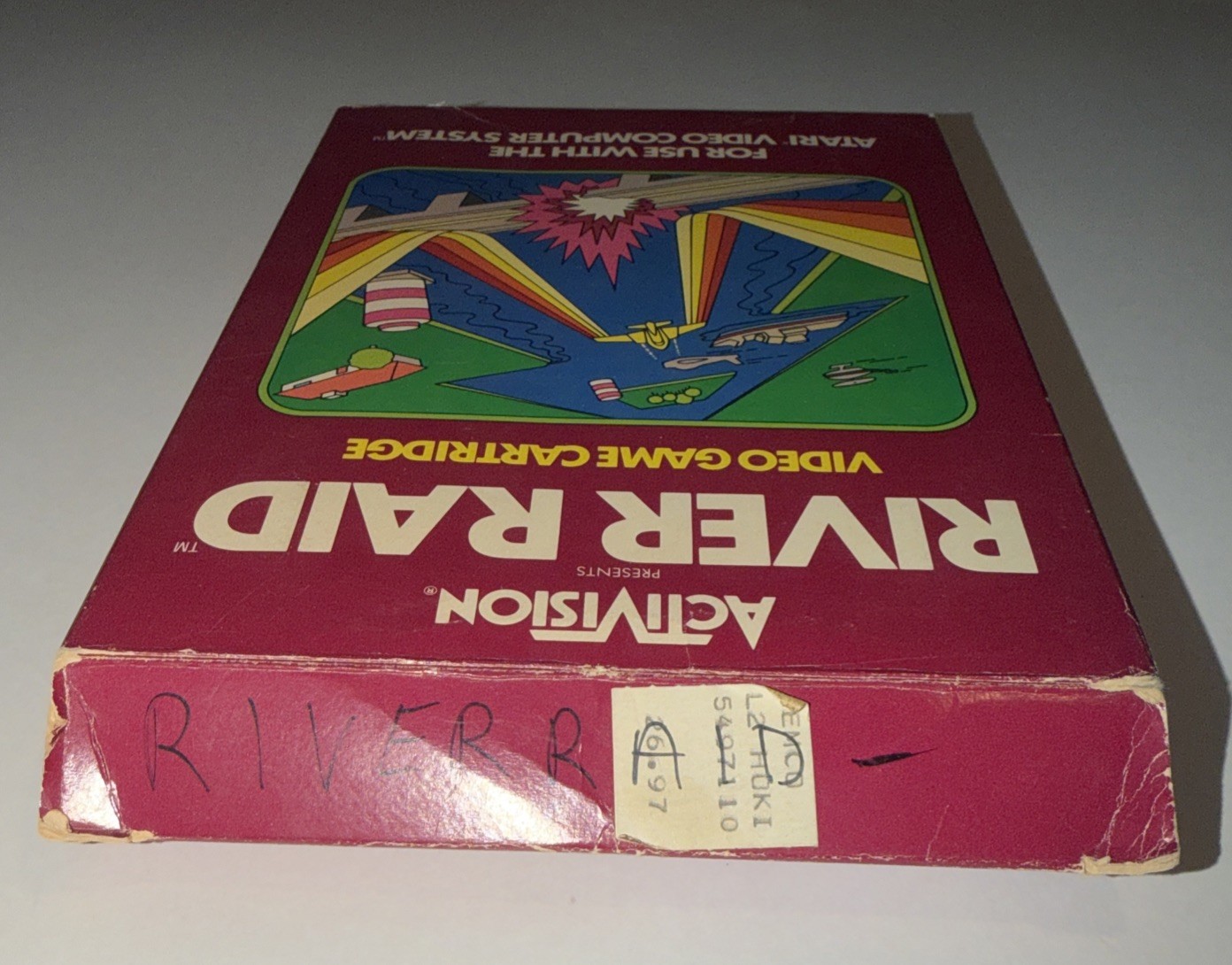 River Raid (Atari 2600, 1982) Complete – Cleaned & Tested