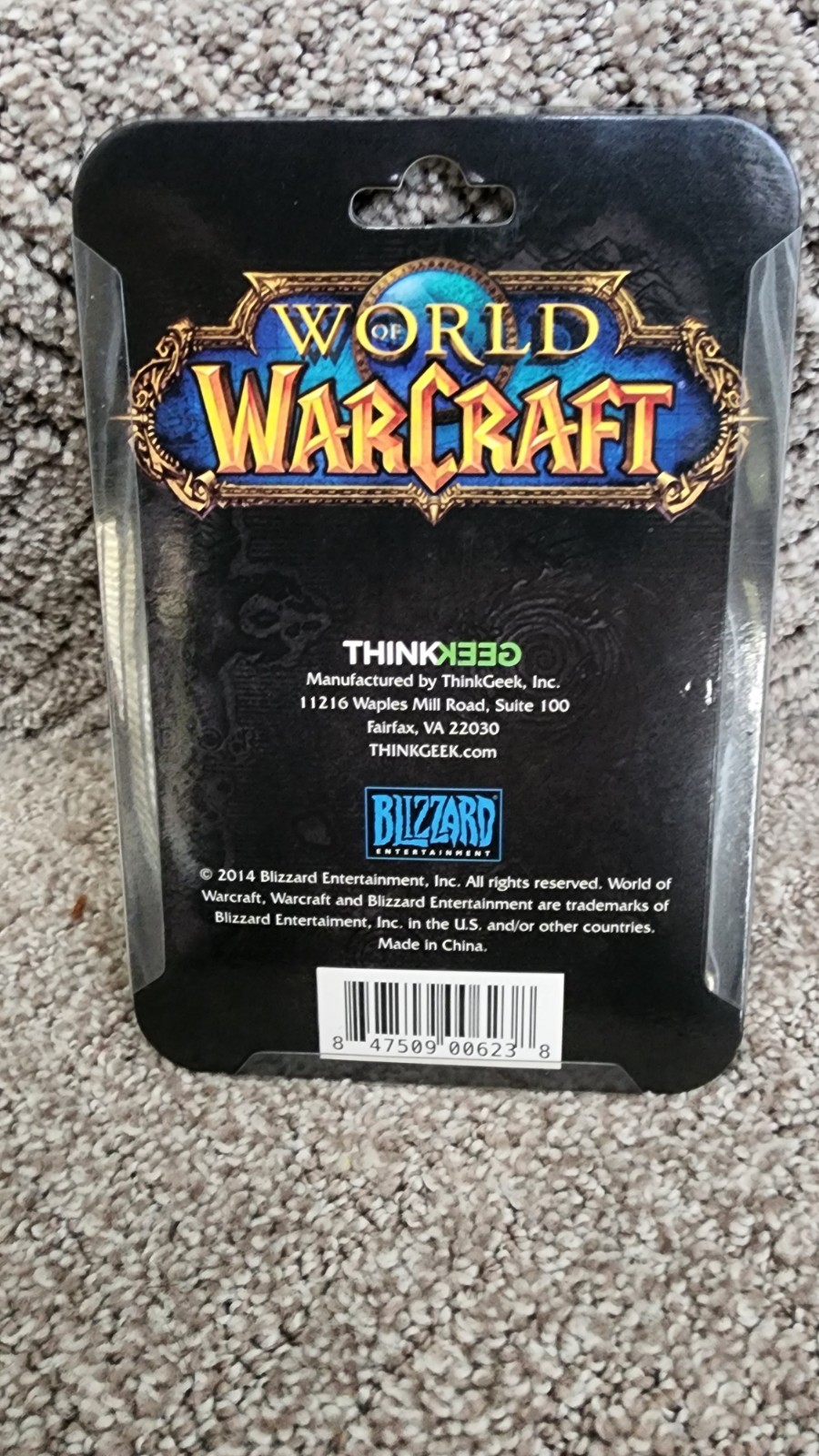 World of Warcraft Ding Button Think Geek 2014 Blizzard Blizzcon RARE