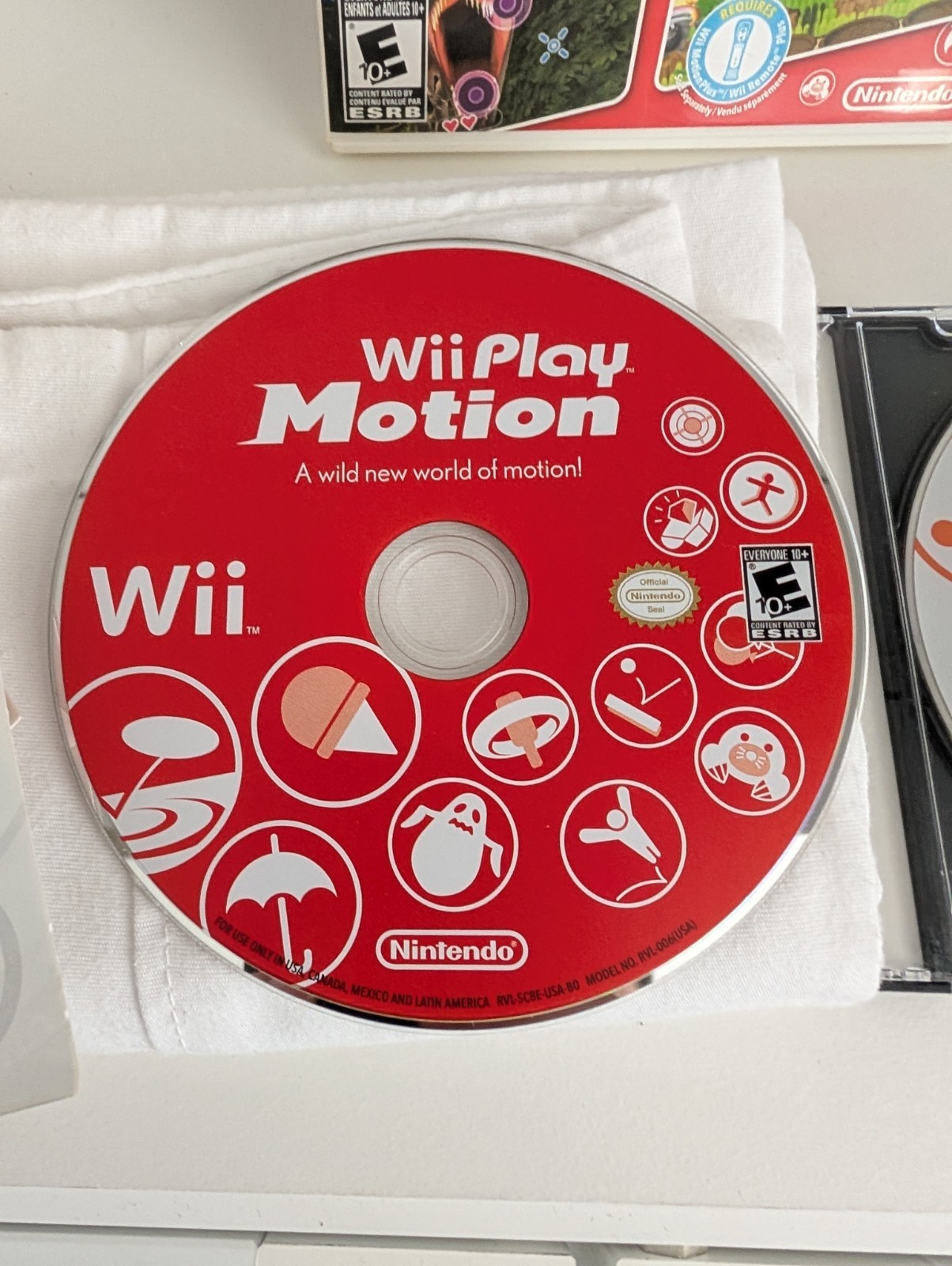 Wii Play Motion & Wii Play Nintendo Wii Game With Inserts Tested