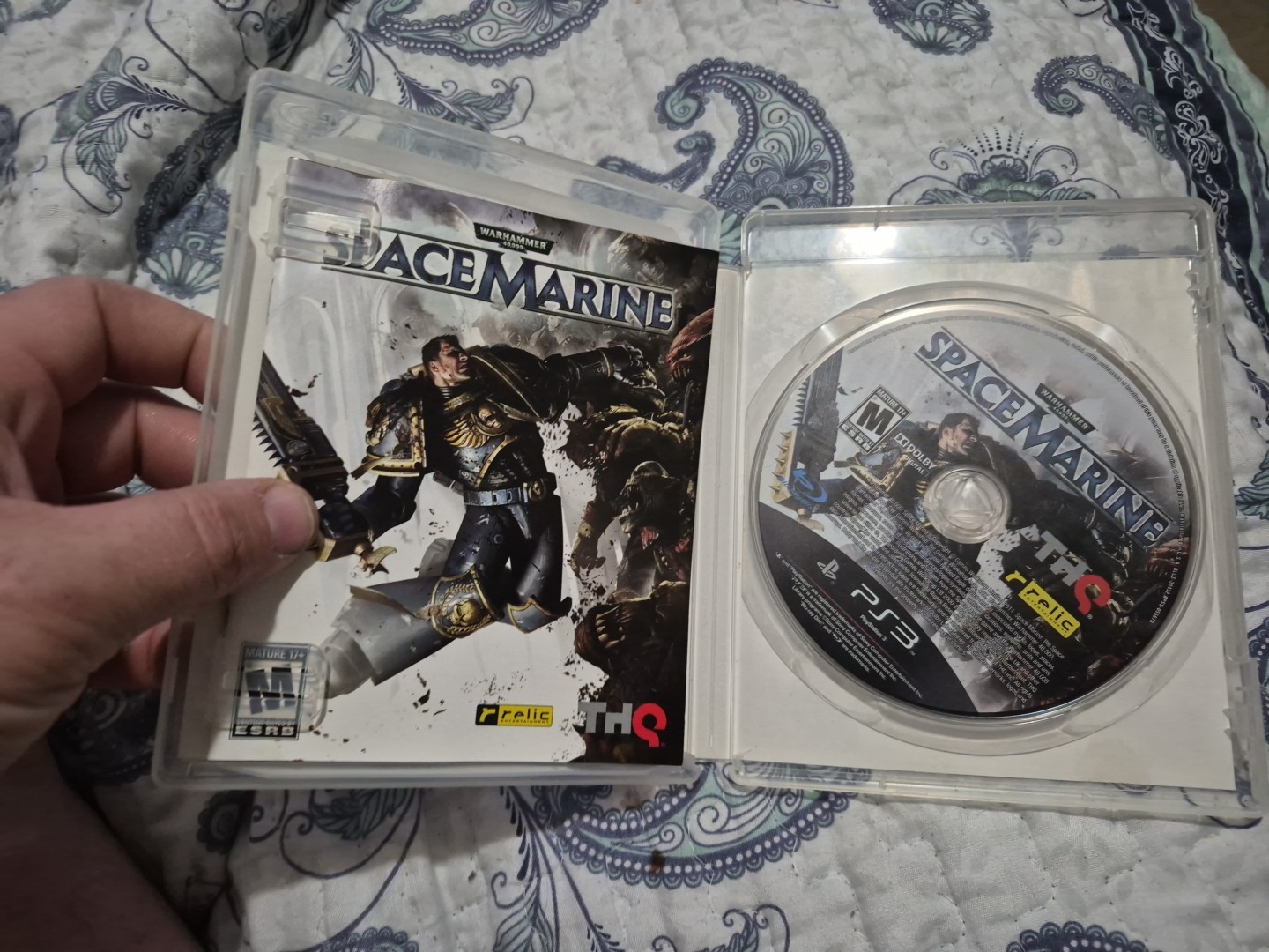Warhammer 40,000: Space Marine (Sony PlayStation 3, 2011) CIB Tested