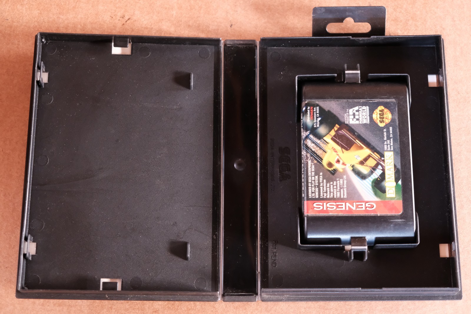 Sega Genesis Power Base Converter, 4 games, MK-2103 Power Supply MK-1632 Adapter