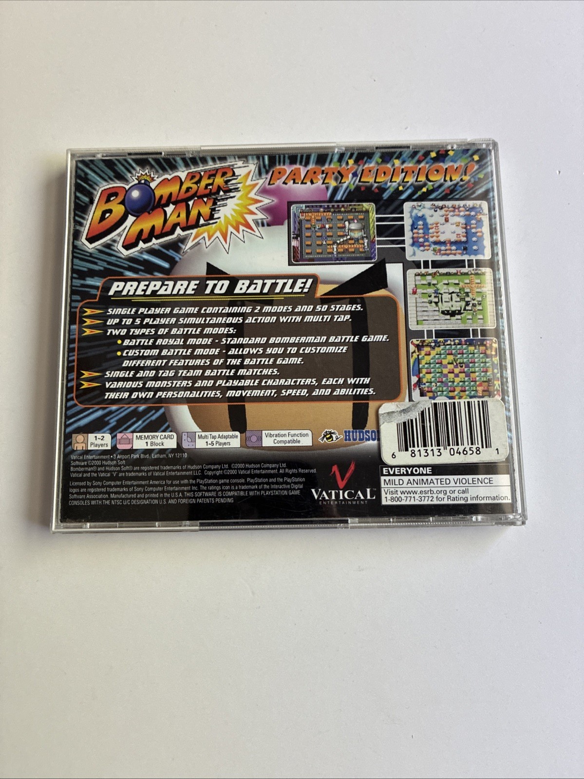 Bomberman Party Edition (Sony PlayStation 1, 2000)