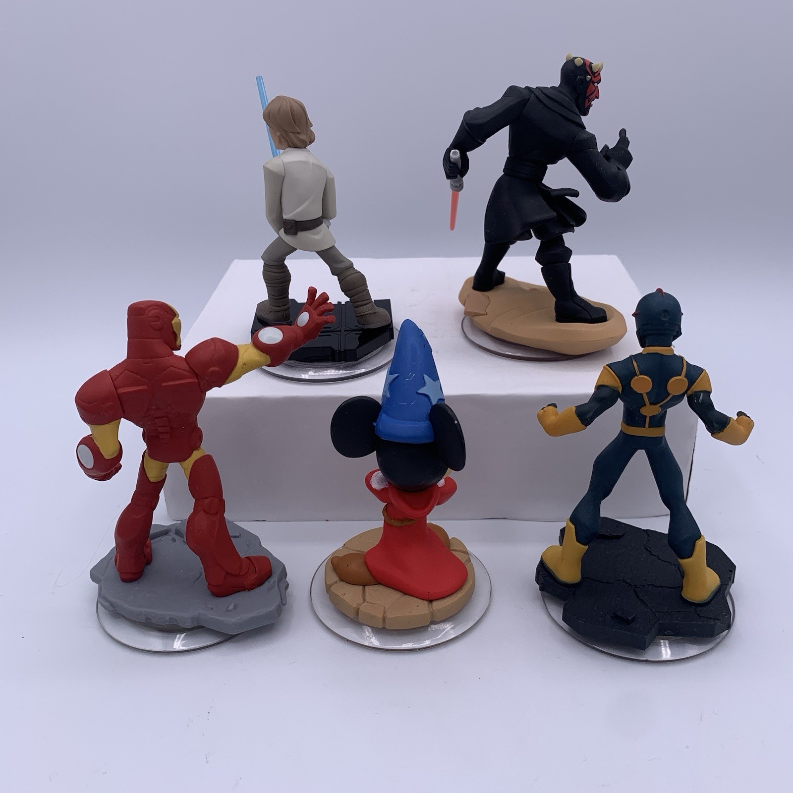 Disney Infinity (Mixed Lot of 5) 1.0 & 2.0 3.0 Action Figures Star Wars Marvel