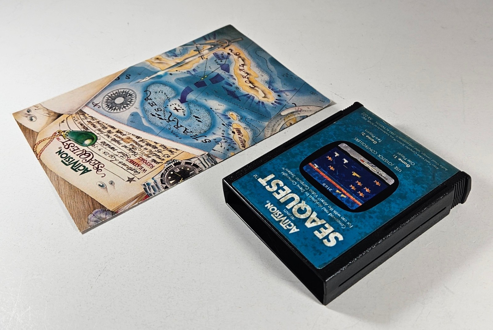 Atari 2600 Seaquest with Manual – 1983 Activision – Tested and Works