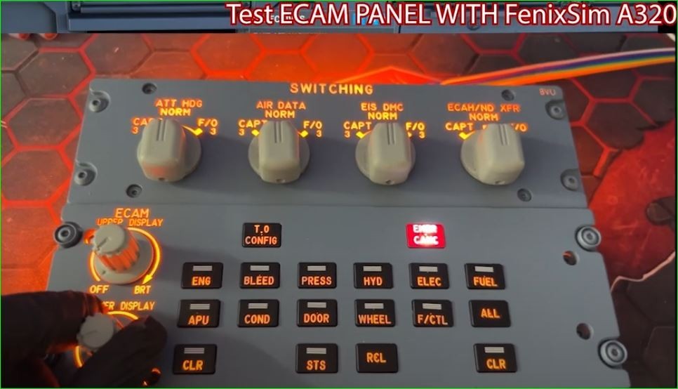 For Sale ECAM+SWITCHING Panel with Controller (Brand New)