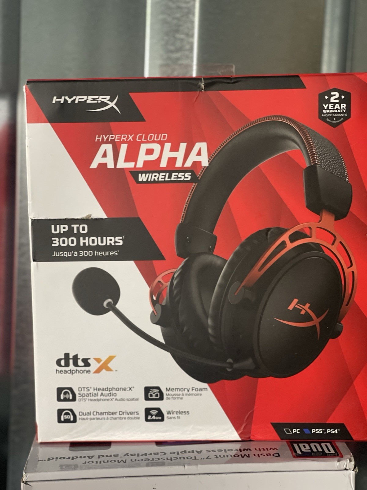 HyperX Cloud Alpha PS5/PS4 Wireless DTS Headphones 4P5D4AA Black BRAND NEW