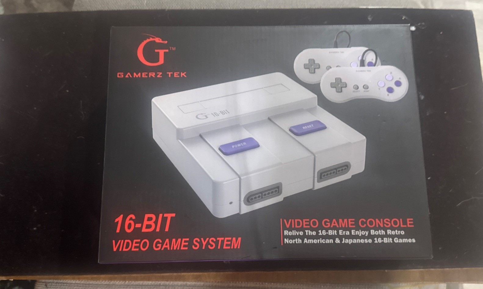 GAMERZ TEK 16-BIT VIDEO GAME SYSTEM
