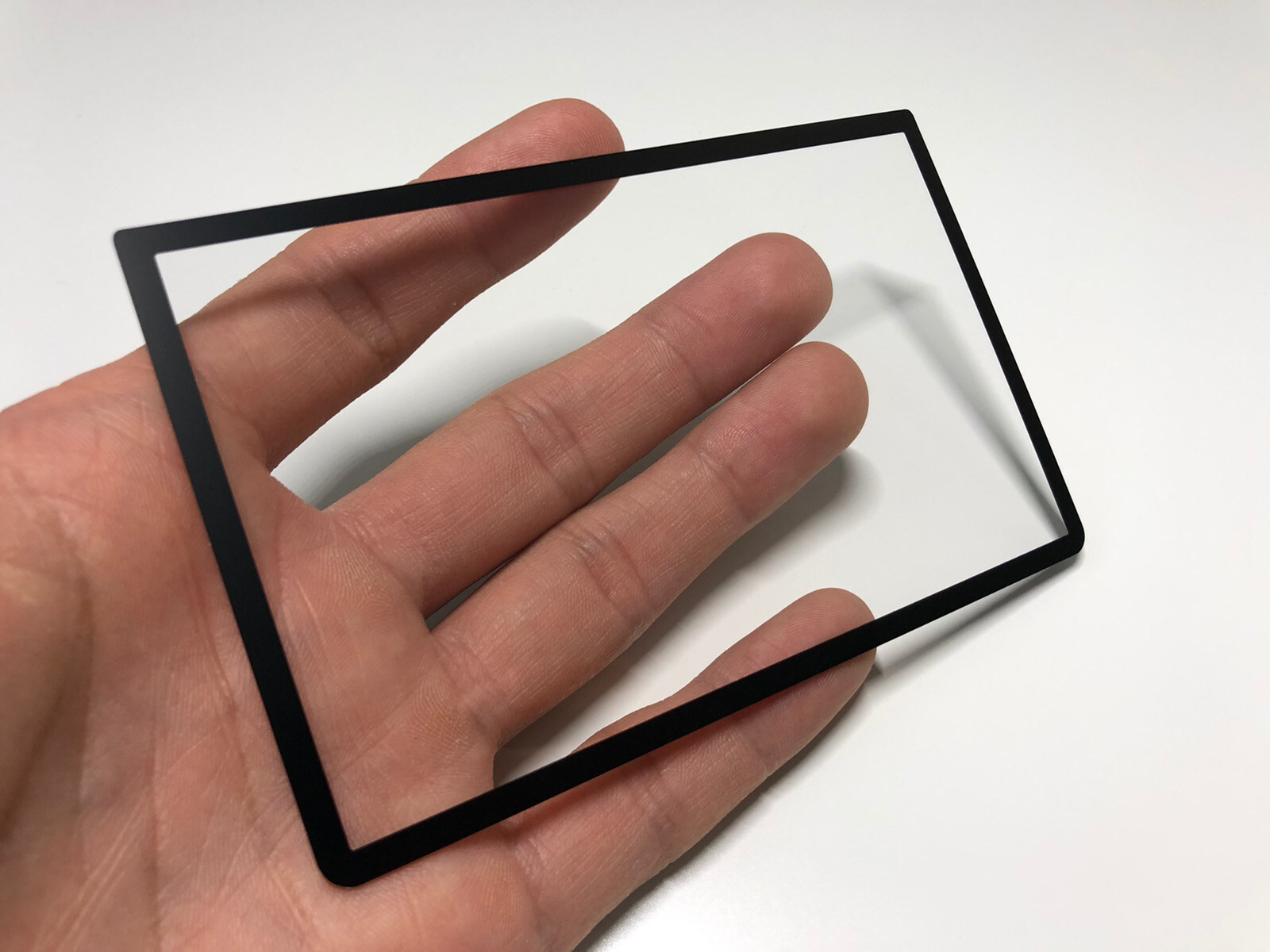 Top screen lens for 3DS XL & New 3DS XL Nintendo plastic cover Black *US SELLER*