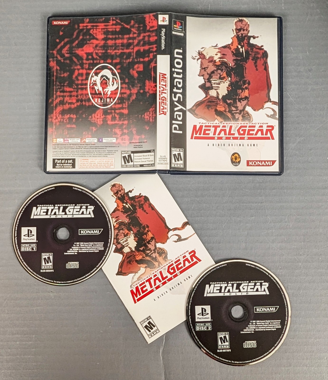 COMPLETE Metal Gear Solid *The Essential Collection* (Sony PlayStation 2, 2008)