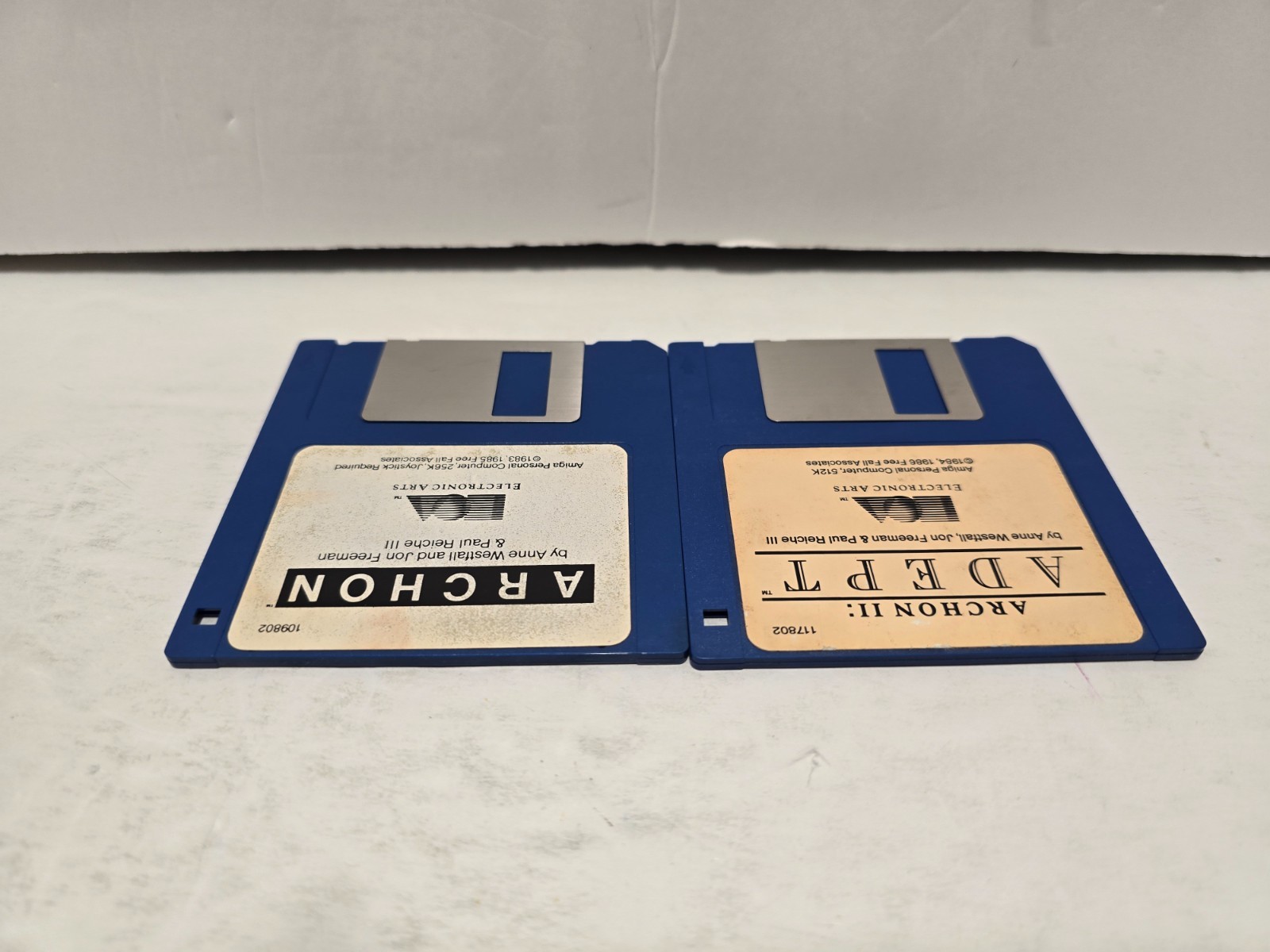 Rare Lot of 2 Archon & Archon Adept 3.5″ Floppy Disk Commodore Amiga