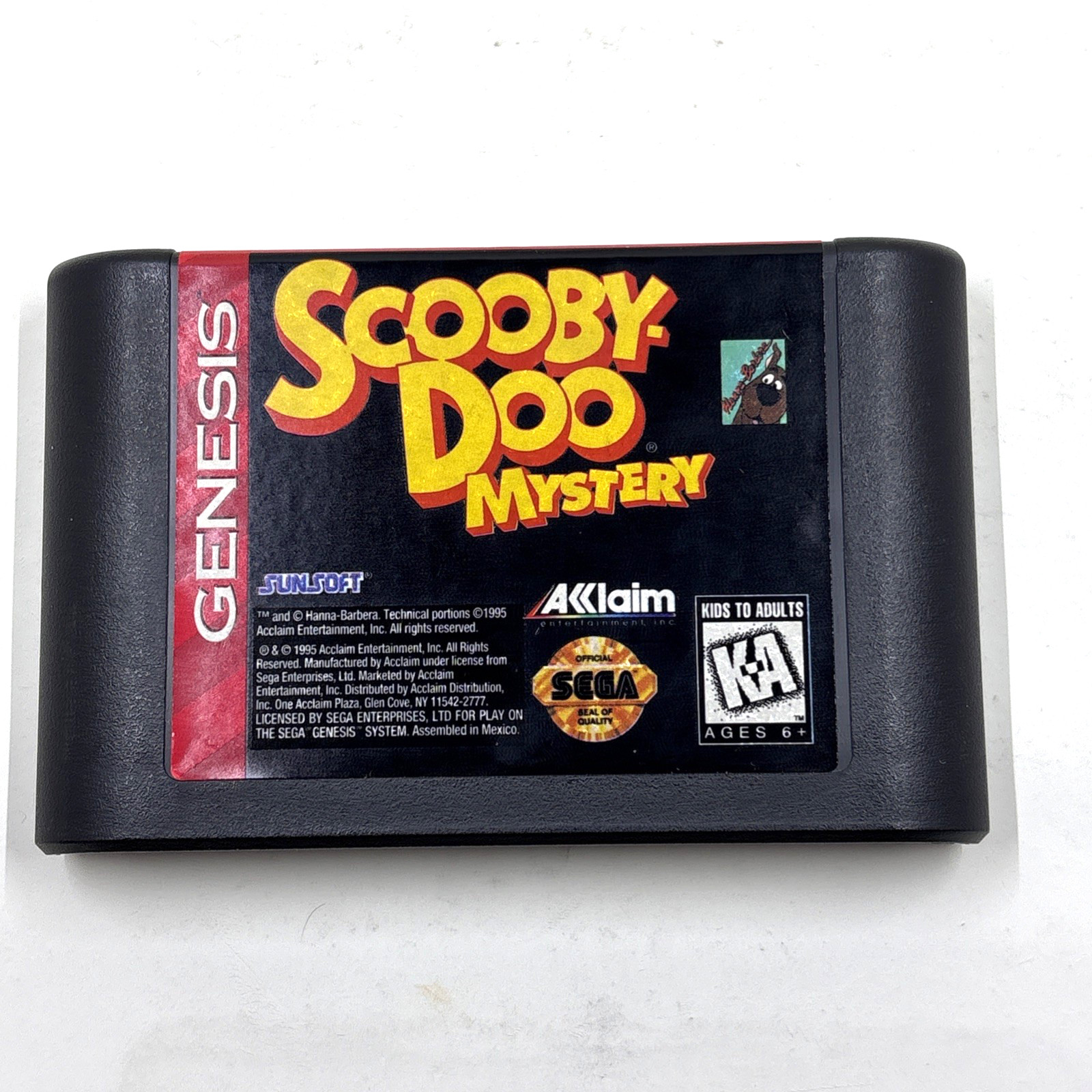Scooby-Doo Mystery (Sega Genesis) Authentic Cartridge/Booklet Only -Tested