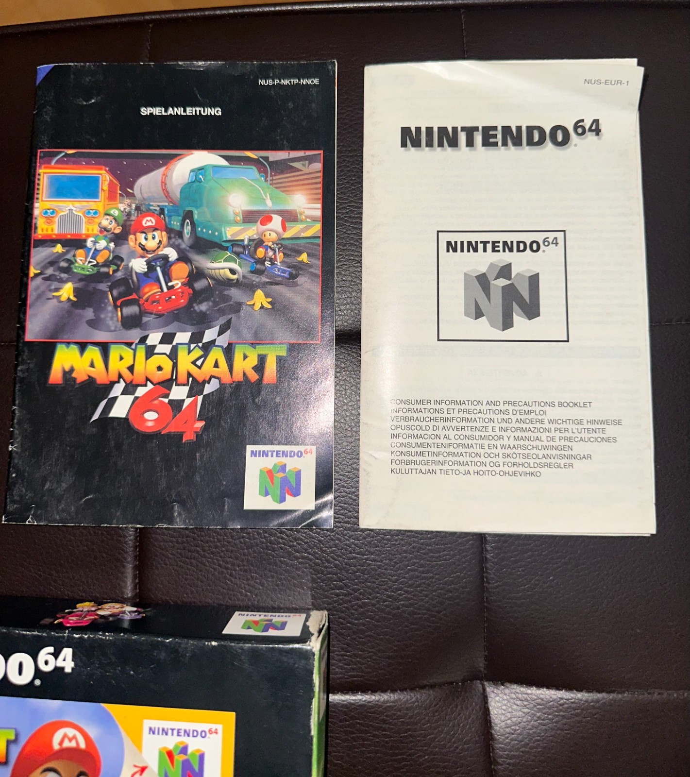 Mario Kart 64 (Nintendo 64) – PAL Complete in Box (CIB) German Version