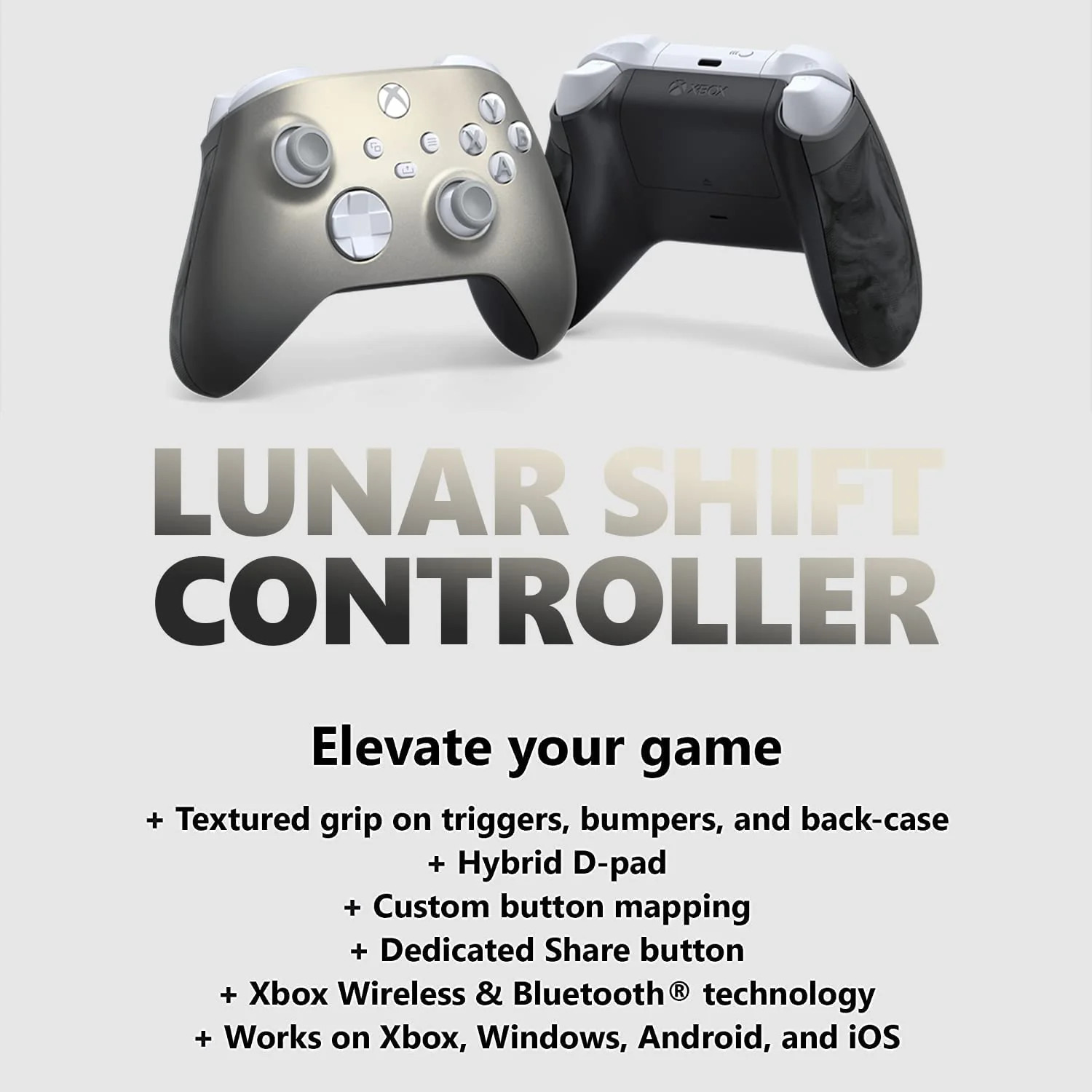 Xbox Wireless Controller – Lunar Shift Special Edition [Xbox Series X/S + Xbox O