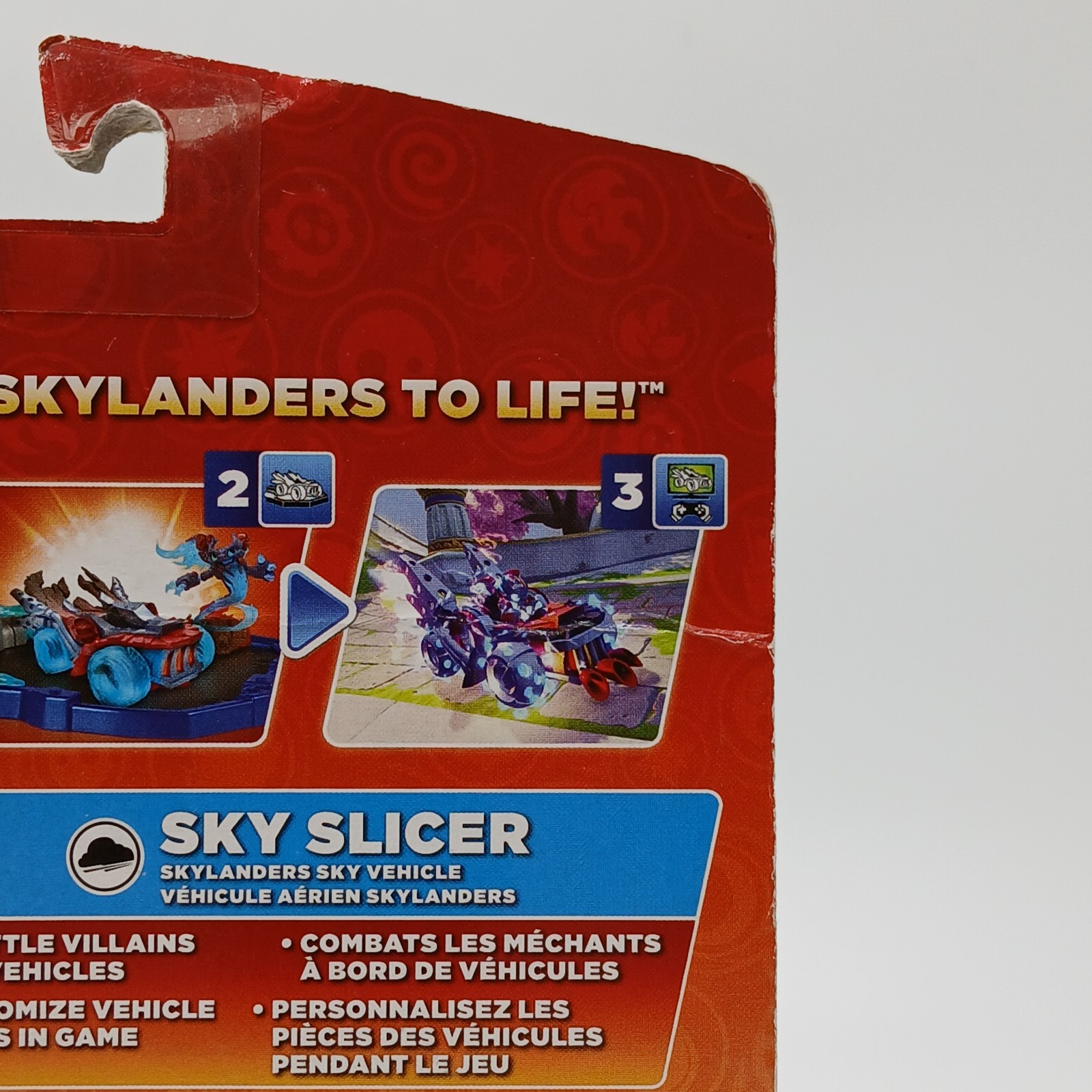 Skylanders Super Chargers Sky Slicer Sky Vehicle Air Element NOS BOX FLAWS READ