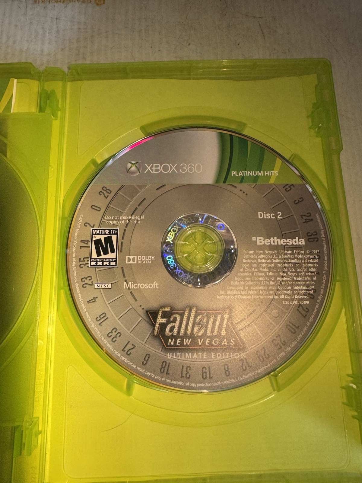 Fallout: New Vegas Ultimate Edition Xbox 360 CIB