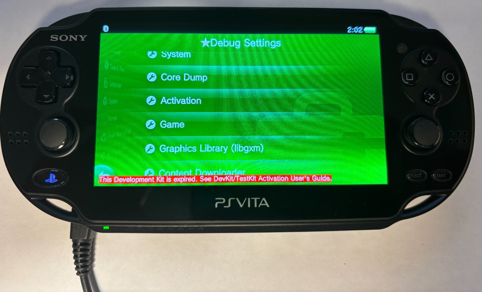 SONY PLAYSTATION PS VITA DEV (PDEL-1001) *EXPIRED* DEVELOPMENT KIT ULTRA RARE
