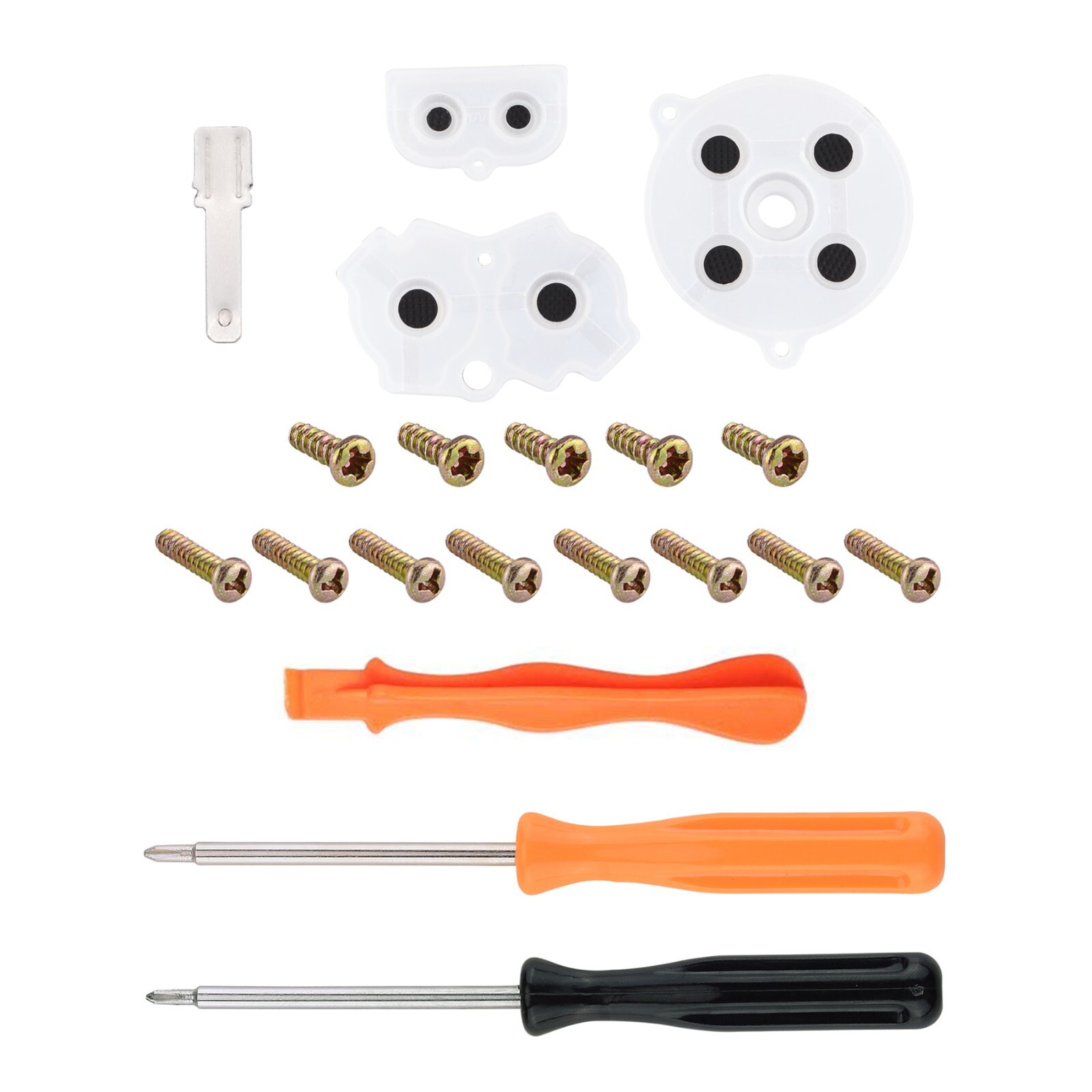 For Game Boy Advance GBA Full Buttons Set Shoulder R L A B Keys D-Pad Repair Kit
