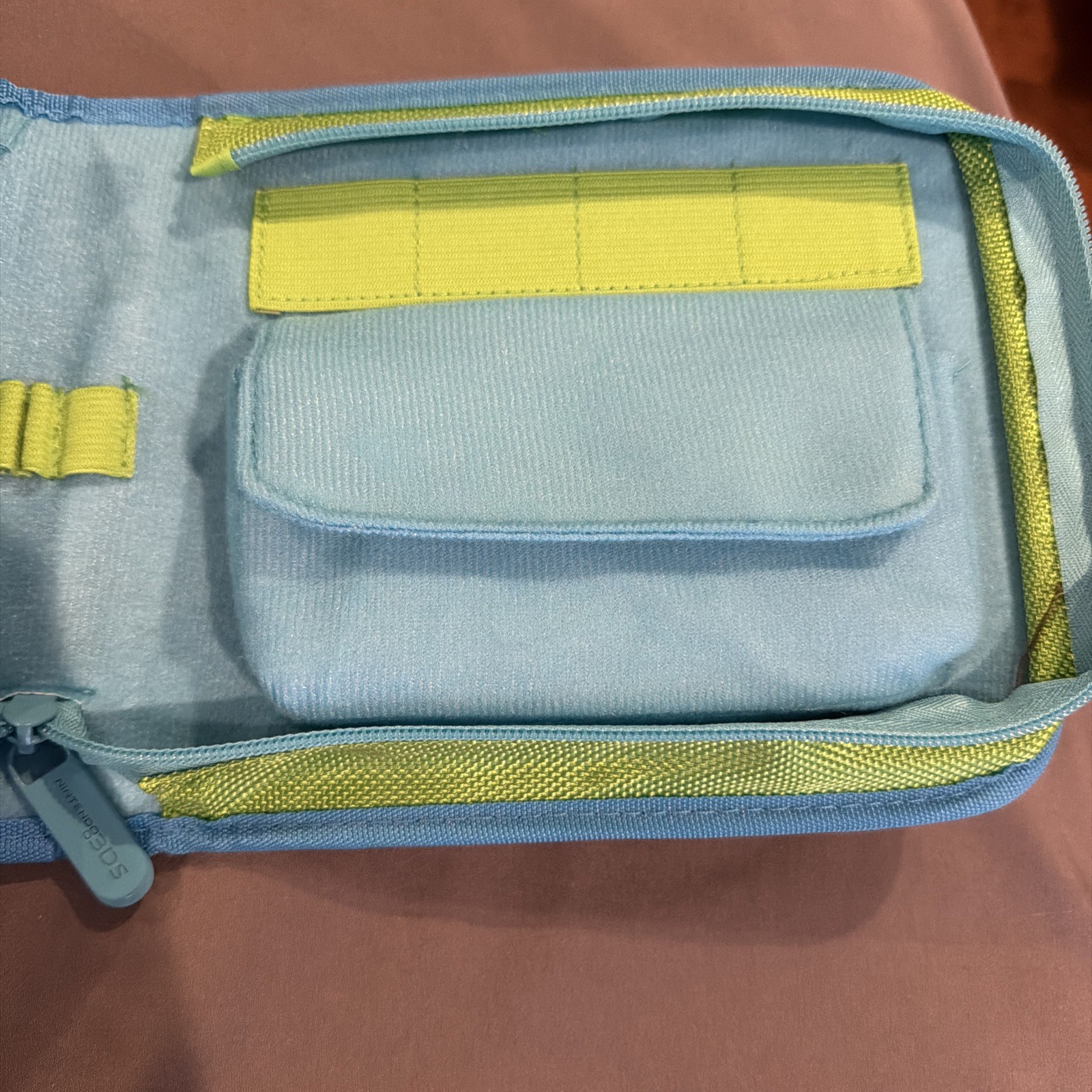 Animal Crossing Padded Zippered Travel Carrying Case for Nintendo DS Blue