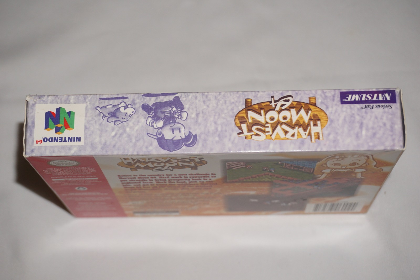 Harvest Moon (Nintendo 64 N64) with Box No Manual