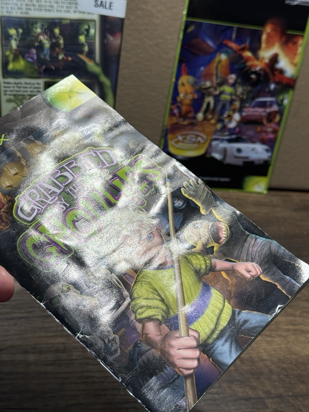 Grabbed by the Ghoulies (Microsoft Xbox, 2003) CIB Complete In Box w/ Manual