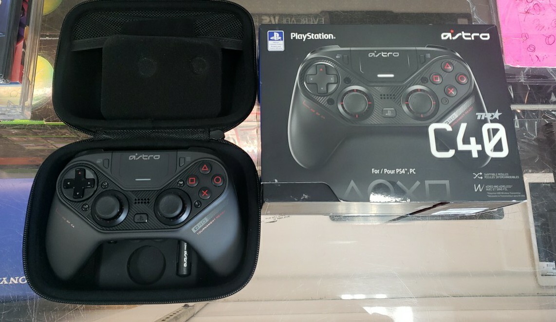ASTRO GAMING C40 TR WIRELESS CONTROLLER FOR PLAYSTATION 4 ORIGINAL BOX BLACK