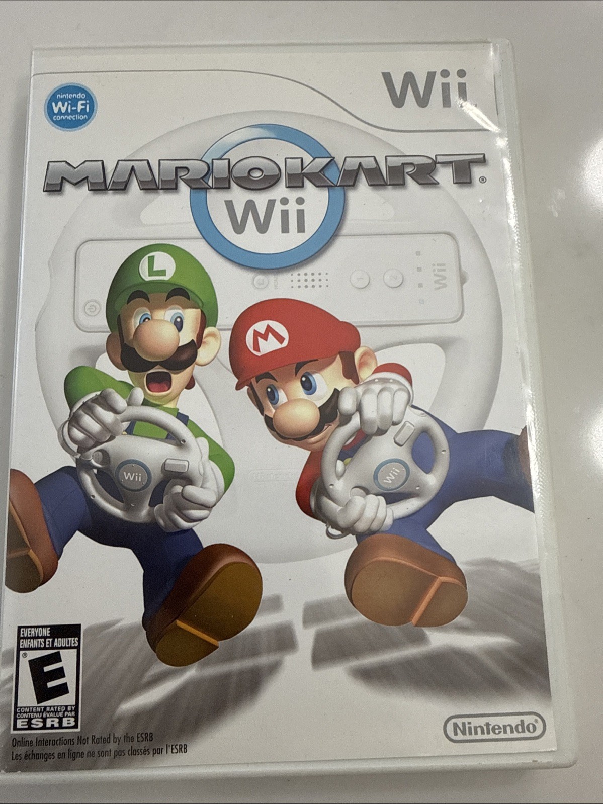 Nintendo Wii Console Bundle w/ 2 Remotes Mario Kart Wii & Wii Sports Games