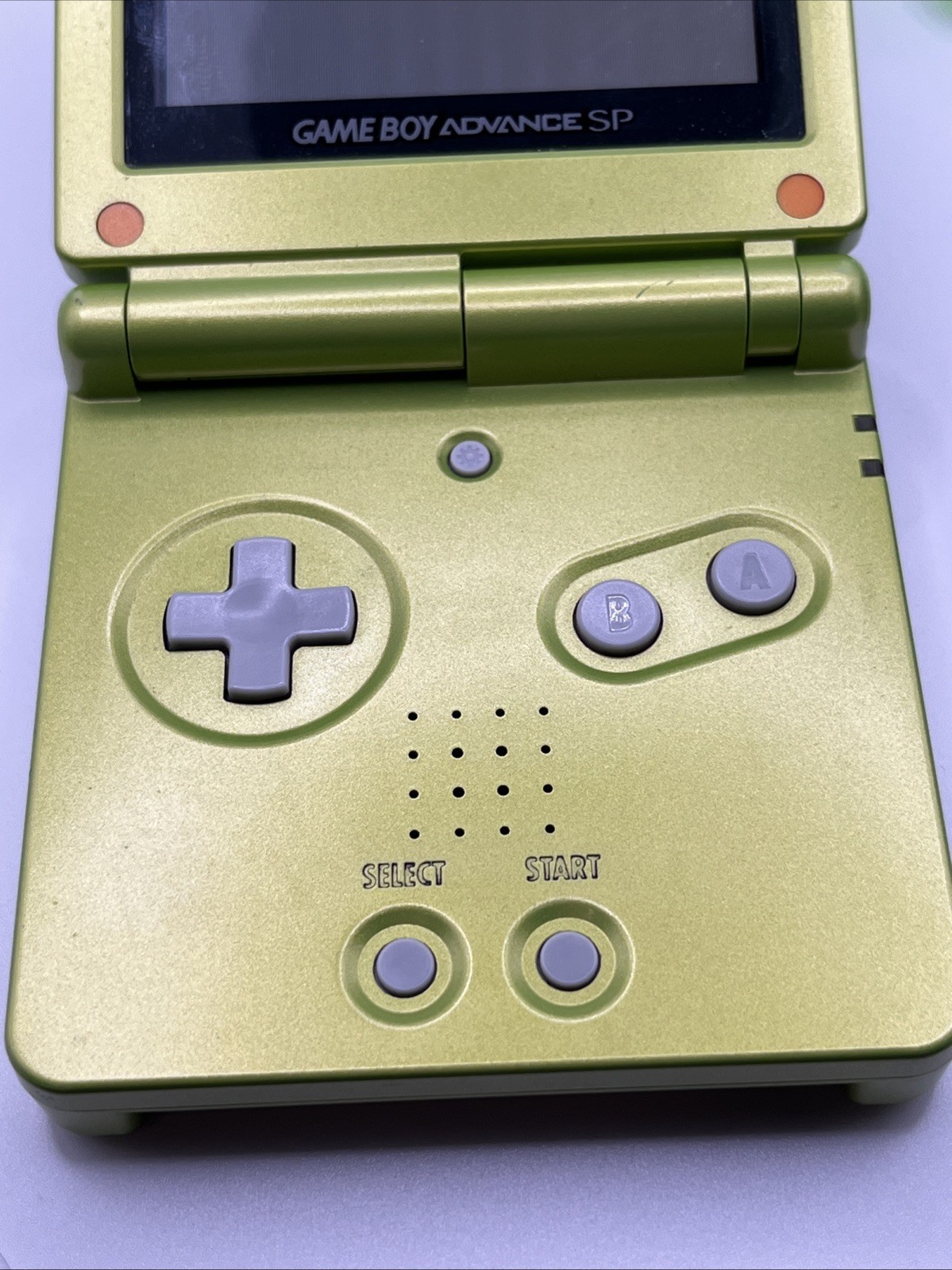 Nintendo Game Boy Advance SP Lime Green Edition W Charger – Case & Game