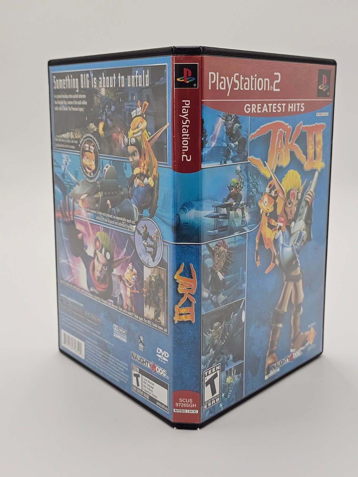 Sony Playstation 2 PS2 Jak II Disc + Case Cleaned & Tested
