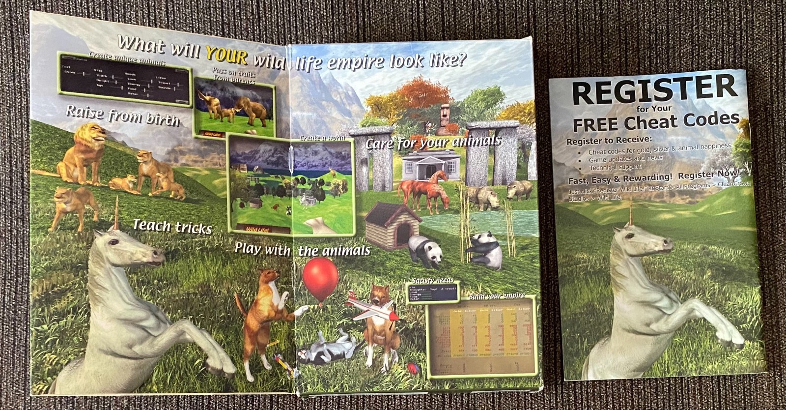 Wild Life! The Ultimate Animal Park Simulator PC Game 2005 Vintage