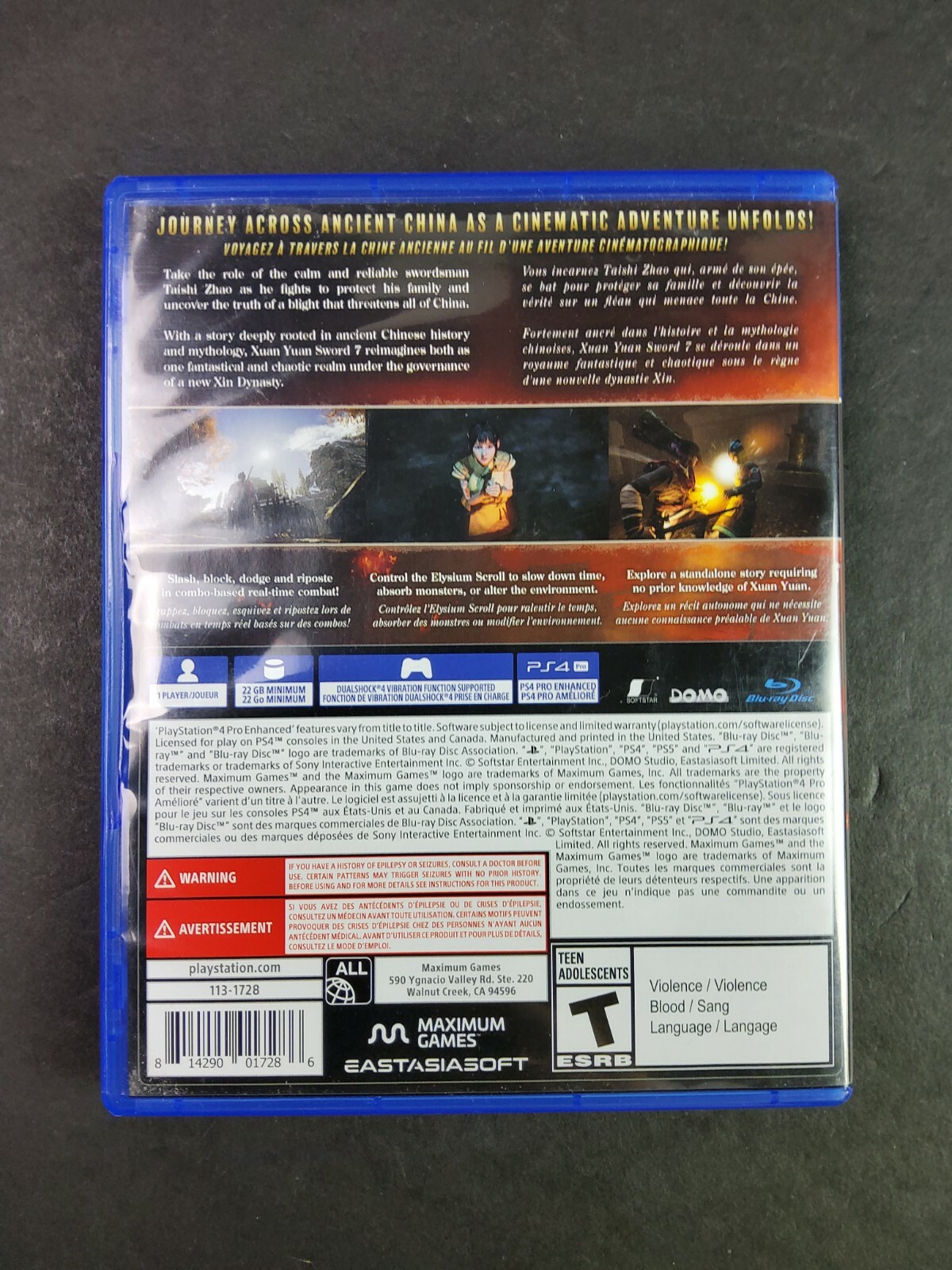 Xuan Yuan Sword 7 VII (PlayStation 4 PS4, 2021) Adventure Game TESTED