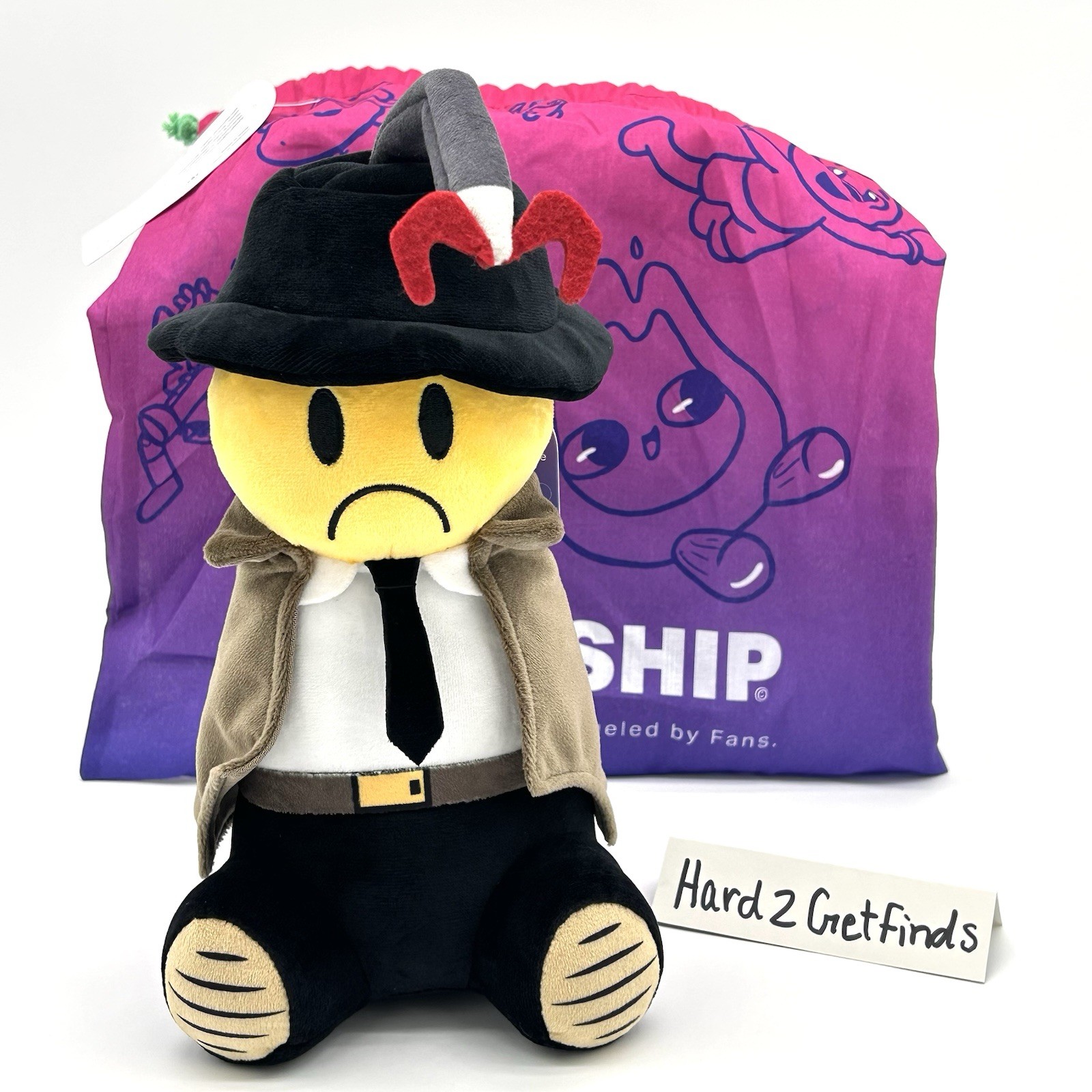 Makeship Armless Detective Plushie Game Plush Top of The Barrel Limited Edition