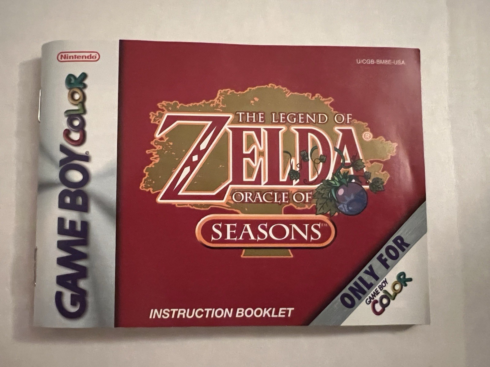 Zelda: Oracle of Seasons GBC NTSC-U/C 2001 E Manual Included CIB Complete