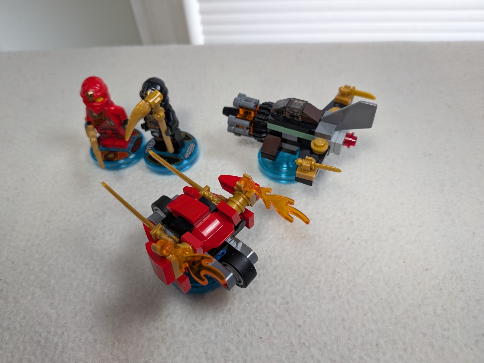 LEGO Dimensions Ninjago COLE & KAI 71207 Loose Set Team Pack