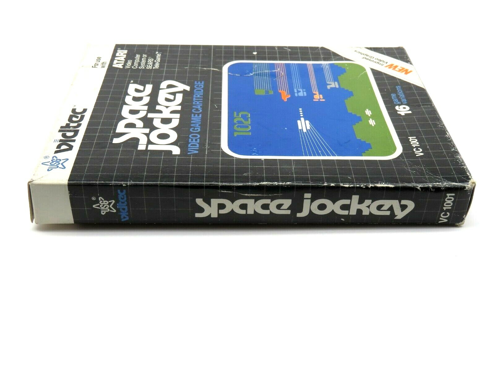 Space Jockey (Atari 2600, 1982) By Vidtec (Box, Cartridge & Manual) NTSC