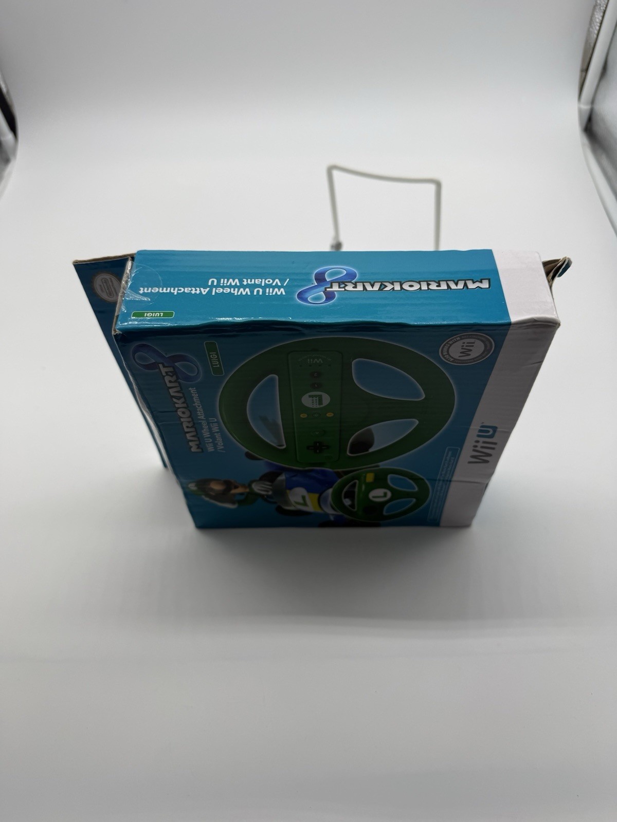 Nintendo Wii Mario Kart Racing Wheel Luigi Green RVL-024 OEM Wii U New in Box