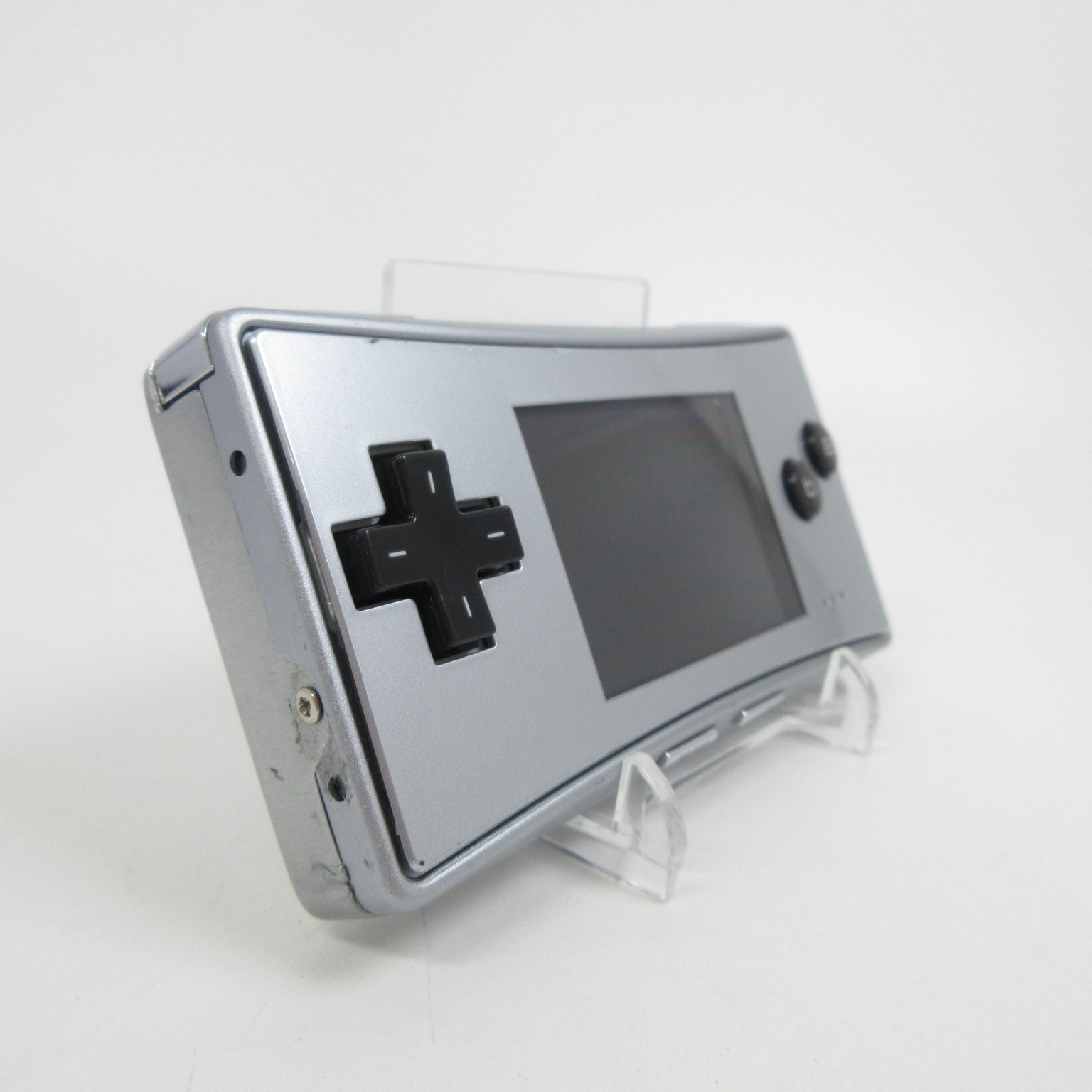 【Very Good】Nintendo GameBoy Micro Silver Console #RET08/0616/03